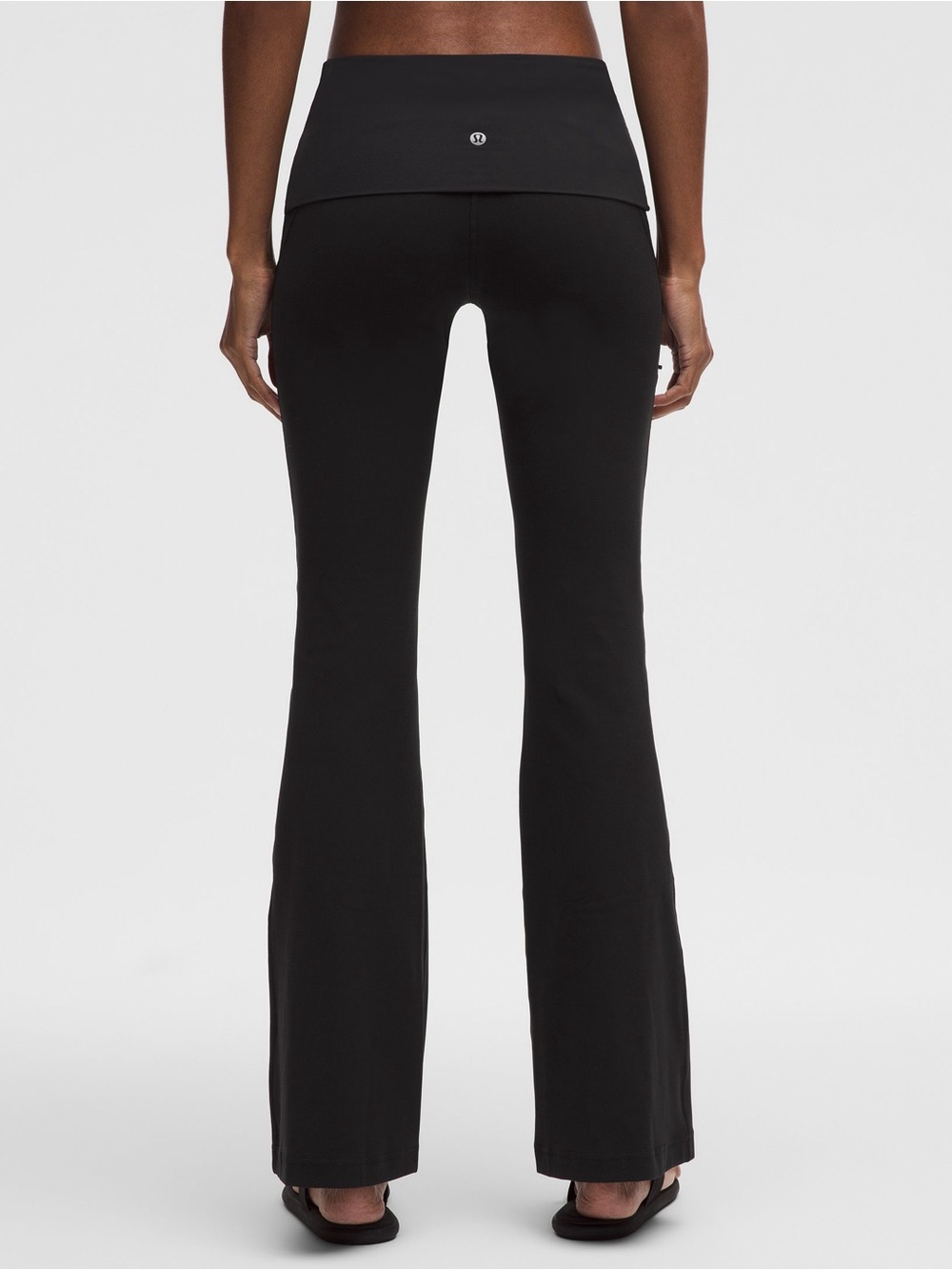 Lululemon Groove Nulu Foldover-Waist Flared Pant Black 6
